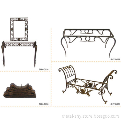 used wrought iron cast iron furniture